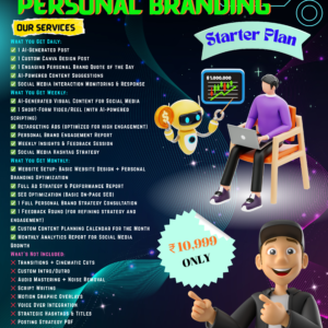 Starter Plan [ AI Driven Personal Branding ]
