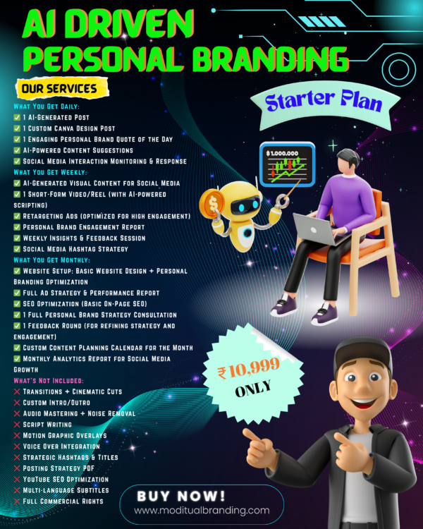 Starter Plan [ AI Driven Personal Branding ]