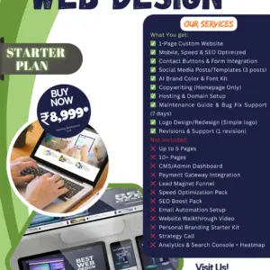 Starter Plan [ Web Design ]