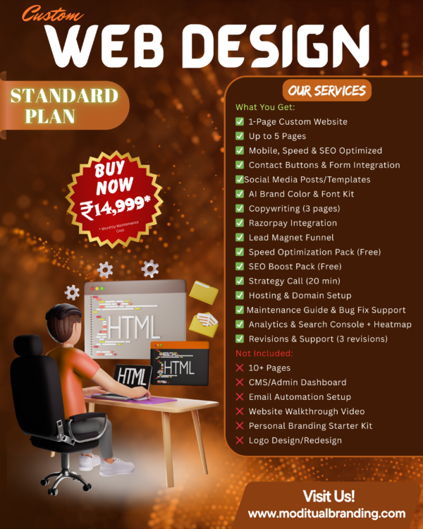 Standard Plan [ Web Design ]