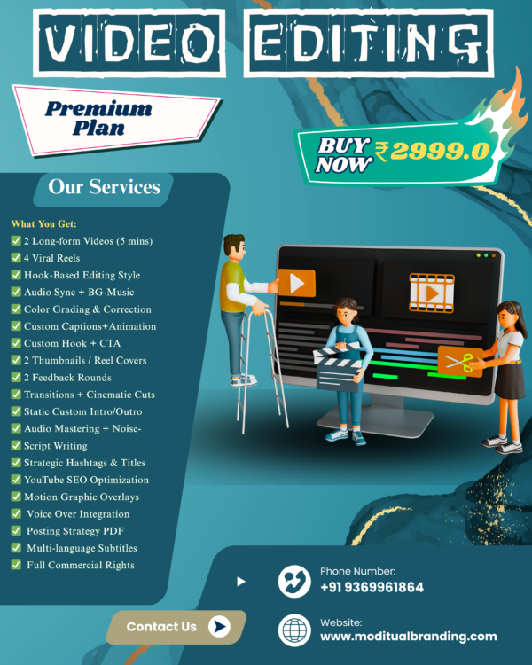 Premium Plan [ Video Editing ]