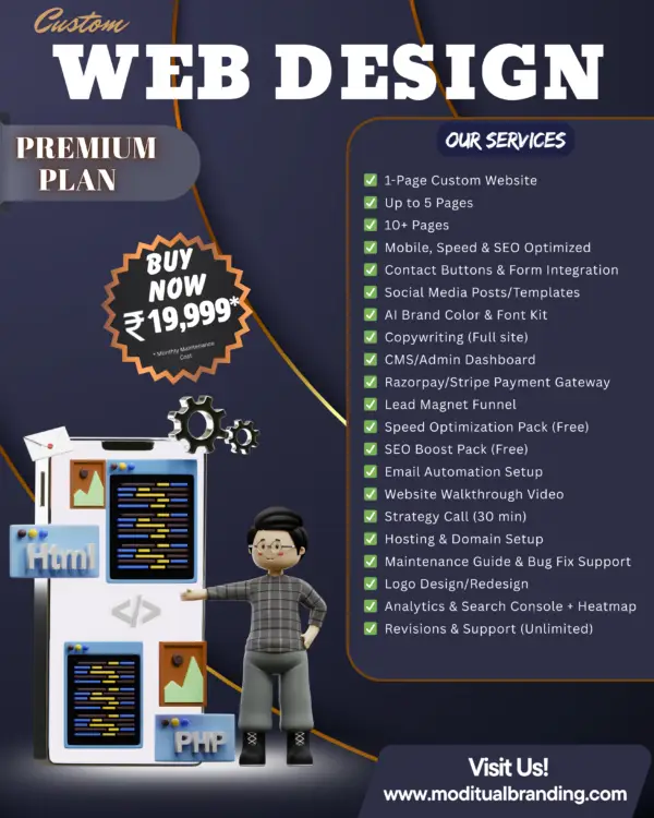 Premium Plan [ Web Design ]